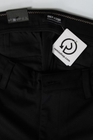 Мъжки панталон Only & Sons, Размер L, Цвят Черен, Цена 16,56 лв.