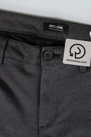 Pantaloni de bărbați Only & Sons, Mărime L, Culoare Gri, Preț 54,48 Lei