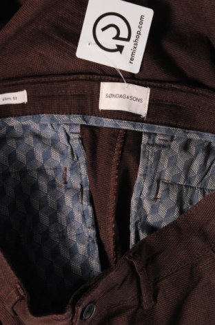 Pantaloni de bărbați Sondag & Sons, Mărime S, Culoare Roșu, Preț 42,18 Lei