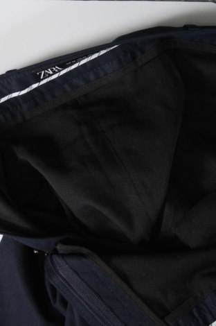 Pantaloni de bărbați Zara, Mărime M, Culoare Albastru, Preț 26,65 Lei