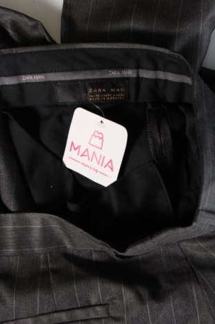 Pantaloni de bărbați Zara Man, Mărime L, Culoare Gri, Preț 35,13 Lei