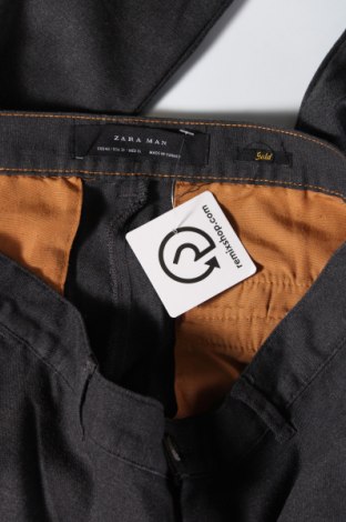 Мъжки панталон Zara Man, Размер M, Цвят Сив, Цена 15,50 лв.