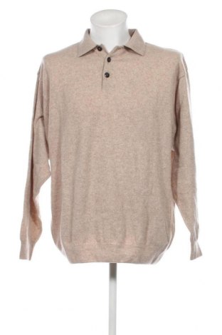 Ανδρικό πουλόβερ, Μέγεθος L, Χρώμα  Μπέζ, Τιμή 15,08 €