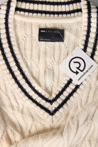 Ανδρικό πουλόβερ ASOS, Μέγεθος L, Χρώμα Εκρού, Τιμή 13,04 €