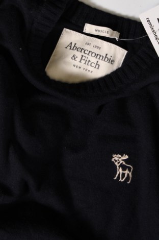 Męski sweter Abercrombie & Fitch, Rozmiar L, Kolor Niebieski, Cena 178,48 zł