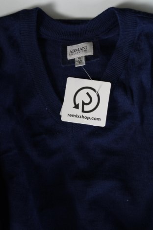 Мъжки пуловер Armani Collezioni, Размер L, Цвят Син, Цена 84,94 лв.
