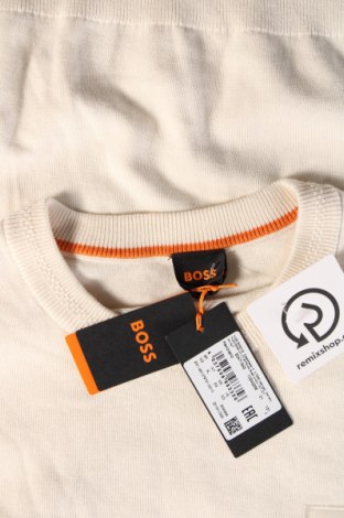 Мъжки пуловер BOSS, Размер XL, Цвят Екрю, Цена 241,30 лв.