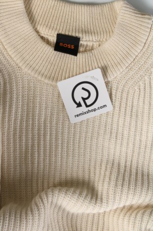 Мъжки пуловер BOSS, Размер M, Цвят Екрю, Цена 152,40 лв.