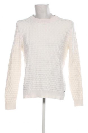 Ανδρικό πουλόβερ BOSS, Μέγεθος M, Χρώμα Λευκό, Τιμή 91,65 €