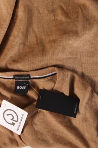 Pánsky sveter  BOSS, Veľkosť M, Farba Hnedá, Cena  78,56 €