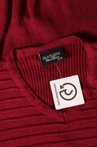 Herrenpullover Black Soul, Größe L, Farbe Rot, Preis € 10,91