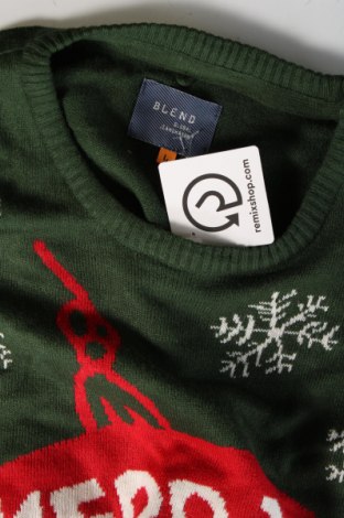 Ανδρικό πουλόβερ Blend, Μέγεθος L, Χρώμα Πράσινο, Τιμή 11,78 €
