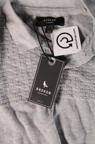 Ανδρικό πουλόβερ Broken Standard, Μέγεθος M, Χρώμα Γκρί, Τιμή 24,29 €