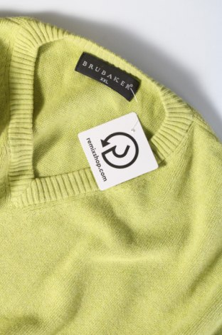 Ανδρικό πουλόβερ Brubaker, Μέγεθος XXL, Χρώμα Πράσινο, Τιμή 10,58 €