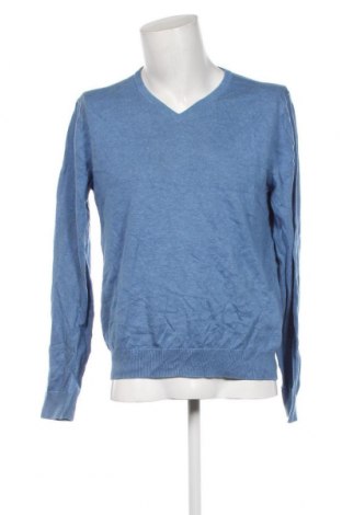 Мъжки пуловер C&A, Размер L, Цвят Син, Цена 17,98 лв.