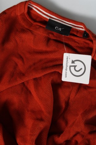 Herrenpullover C&A, Größe L, Farbe Orange, Preis € 11,91