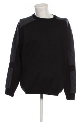 Мъжки пуловер Calvin Klein, Размер XXL, Цвят Черен, Цена 140,25 лв.