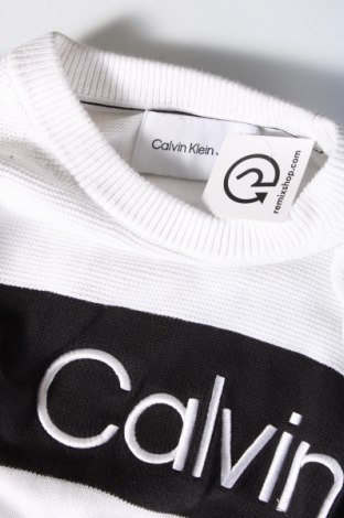Мъжки пуловер Calvin Klein, Размер XL, Цвят Бял, Цена 121,55 лв.