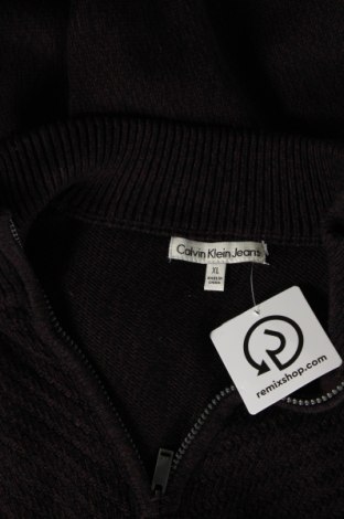 Męski sweter Calvin Klein Jeans, Rozmiar XL, Kolor Brązowy, Cena 184,88 zł