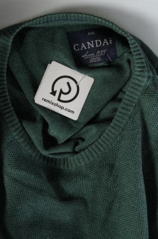 Ανδρικό πουλόβερ Canda, Μέγεθος XXL, Χρώμα Πράσινο, Τιμή 10,58 €