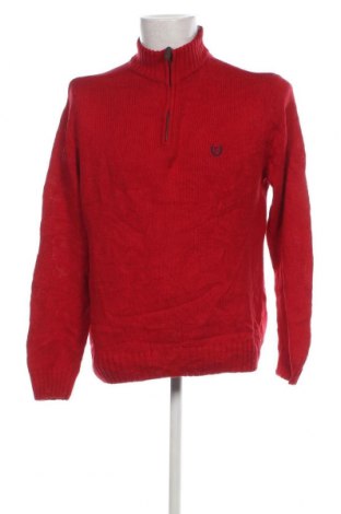 Мъжки пуловер Chaps, Размер M, Цвят Червен, Цена 15,66 лв.
