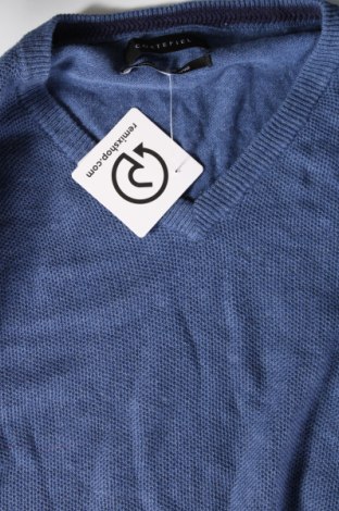 Ανδρικό πουλόβερ Cortefiel, Μέγεθος S, Χρώμα Μπλέ, Τιμή 11,36 €