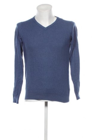 Мъжки пуловер Cortefiel, Размер S, Цвят Син, Цена 17,34 лв.