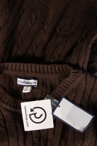 Herrenpullover Croft & Barrow, Größe M, Farbe Braun, Preis € 17,29