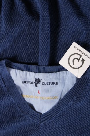 Férfi pulóver Denim Culture, Méret L, Szín Kék, Ár 8 791 Ft