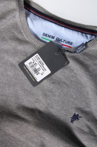 Мъжки пуловер Denim Culture, Размер XXL, Цвят Сив, Цена 43,89 лв.