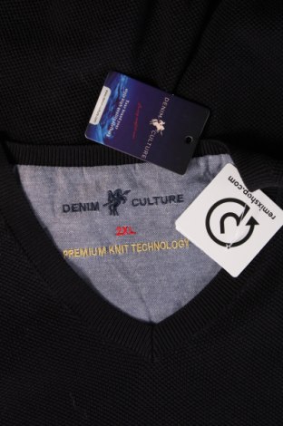 Мъжки пуловер Denim Culture, Размер XXL, Цвят Черен, Цена 41,58 лв.