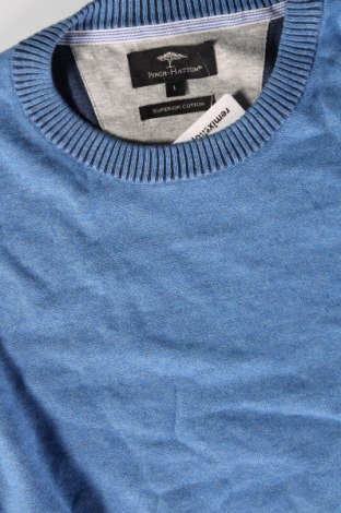 Ανδρικό πουλόβερ Fynch-Hatton, Μέγεθος L, Χρώμα Μπλέ, Τιμή 32,60 €