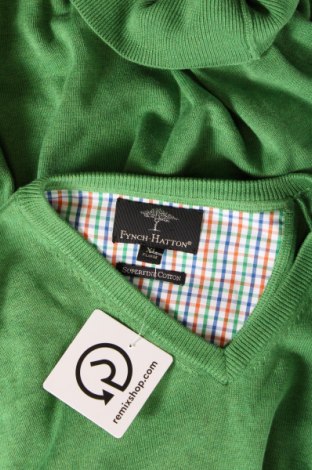 Ανδρικό πουλόβερ Fynch-Hatton, Μέγεθος XL, Χρώμα Πράσινο, Τιμή 32,60 €