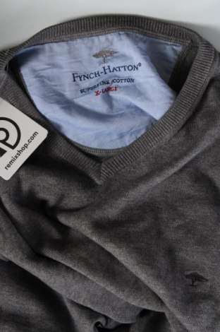 Ανδρικό πουλόβερ Fynch-Hatton, Μέγεθος XL, Χρώμα Γκρί, Τιμή 34,52 €