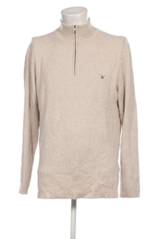 Мъжки пуловер Gant, Размер XXL, Цвят Бежов, Цена 142,80 лв.