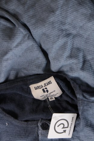 Pulover de bărbați Garcia Jeans, Mărime XL, Culoare Albastru, Preț 69,34 Lei