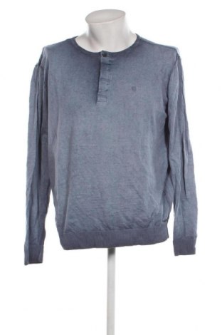 Мъжки пуловер Garcia Jeans, Размер XL, Цвят Син, Цена 19,04 лв.