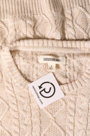 Мъжки пуловер Goodthreads, Размер M, Цвят Бежов, Цена 15,66 лв.