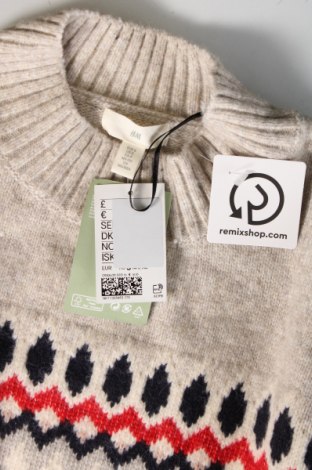 Męski sweter H&M, Rozmiar S, Kolor Beżowy, Cena 147,13 zł