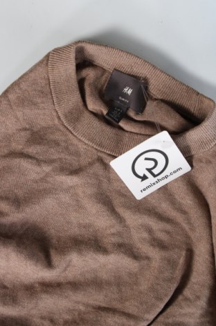 Ανδρικό πουλόβερ H&M, Μέγεθος S, Χρώμα  Μπέζ, Τιμή 9,69 €