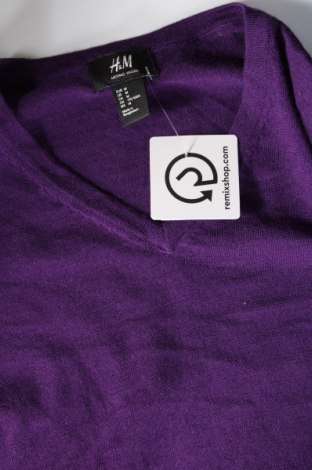 Ανδρικό πουλόβερ H&M, Μέγεθος M, Χρώμα Βιολετί, Τιμή 9,69 €