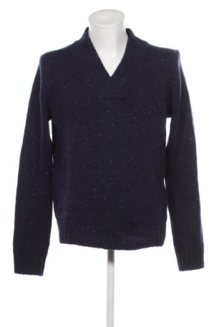 Мъжки пуловер H&M L.O.G.G., Размер M, Цвят Син, Цена 17,40 лв.