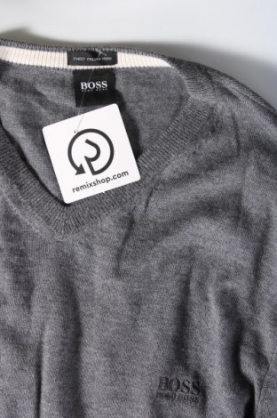 Herrenpullover Hugo Boss, Größe XL, Farbe Grau, Preis 56,25 €