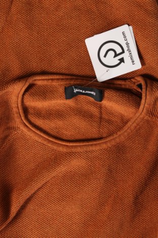 Мъжки пуловер Jack & Jones, Размер M, Цвят Оранжев, Цена 23,37 лв.