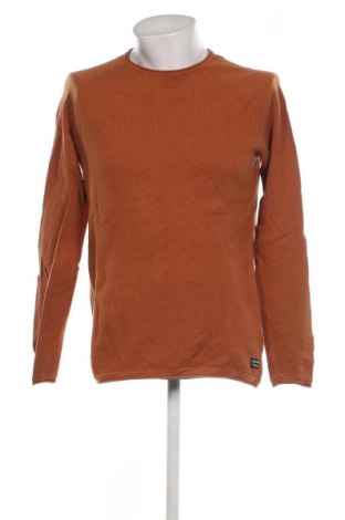 Мъжки пуловер Jack & Jones, Размер M, Цвят Оранжев, Цена 22,14 лв.
