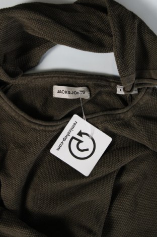 Мъжки пуловер Jack & Jones, Размер L, Цвят Зелен, Цена 24,19 лв.