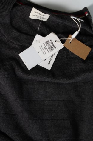 Ανδρικό πουλόβερ Jack & Jones, Μέγεθος L, Χρώμα Γκρί, Τιμή 36,13 €