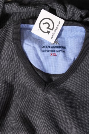 Мъжки пуловер Jean Carriere, Размер XXL, Цвят Сив, Цена 17,11 лв.
