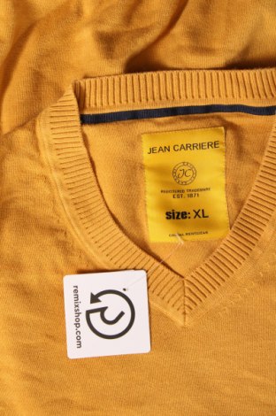 Męski sweter Jean Carriere, Rozmiar XL, Kolor Żółty, Cena 54,73 zł