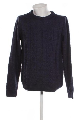 Мъжки пуловер Jean Pascale, Размер L, Цвят Син, Цена 17,11 лв.